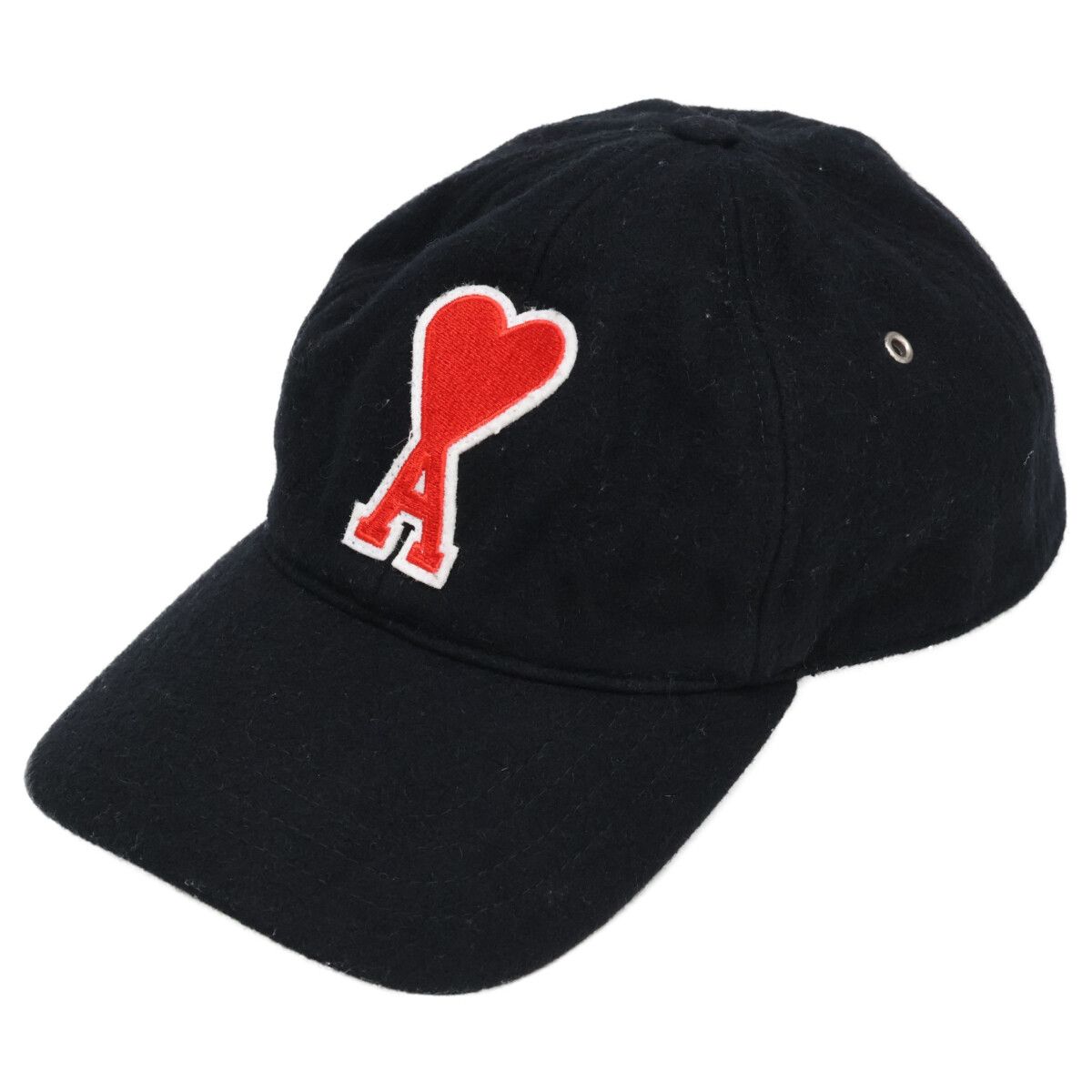 AMI PARIS アミパリス 正規 H18A210 ロゴ ウール キャップ|