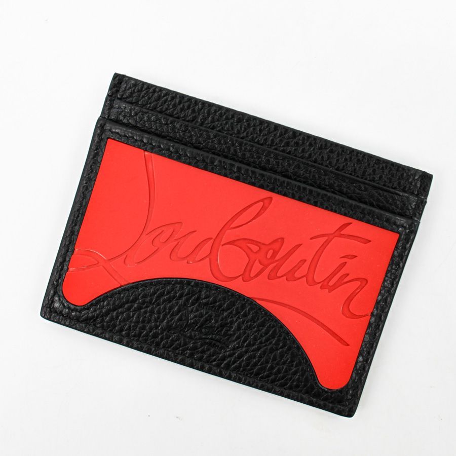 Christian Louboutin★UNISEX カードケース_1205015 H734 Kios - Card holder - Grained calf leather - Loubi