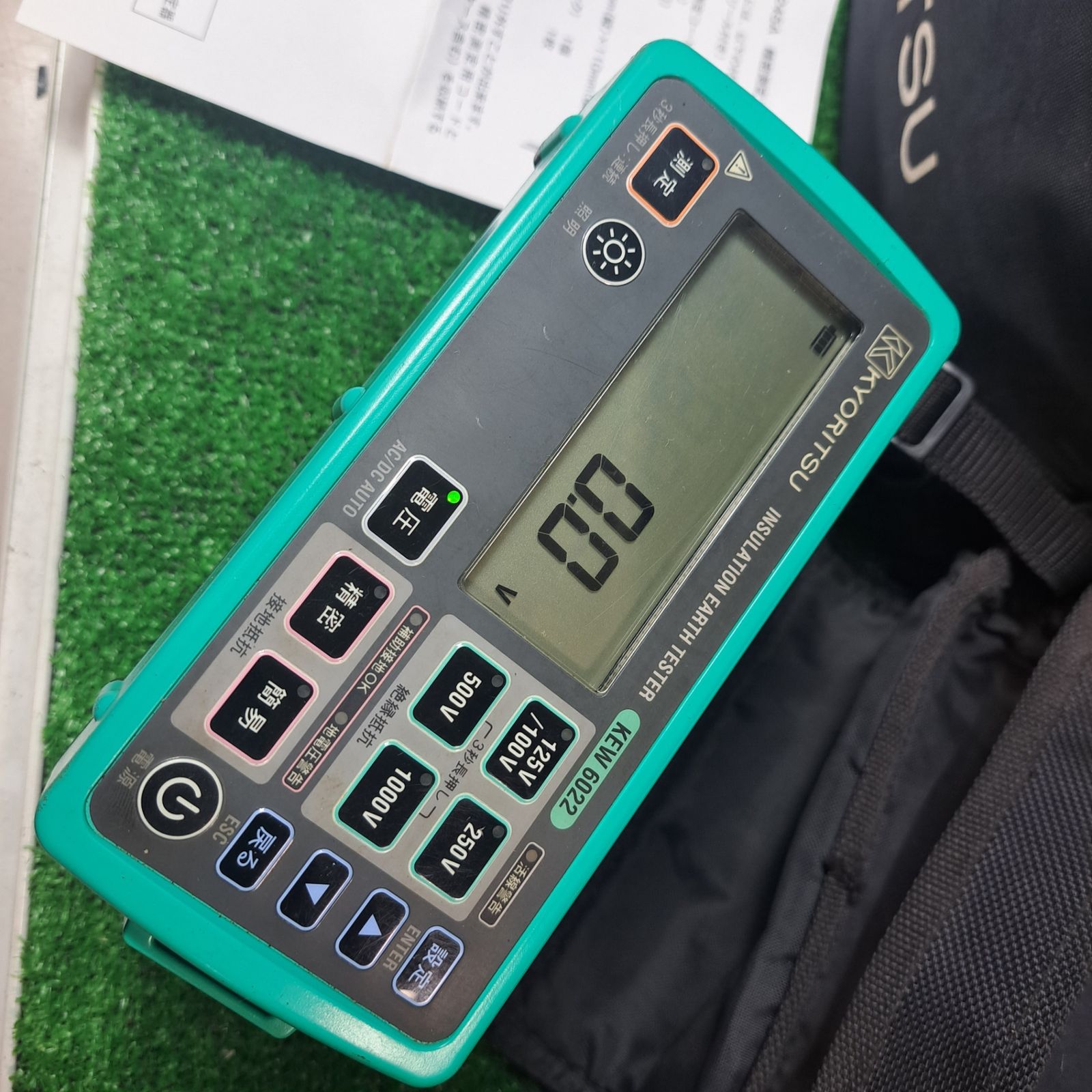 共立/KYORITSU デジタル絶縁・接地抵抗計 KEW6022 L型プローブ、精密 
