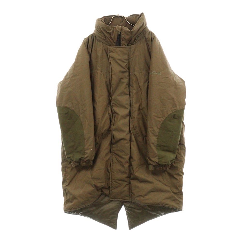 WILDTHINGS × nano universe / ダウンジャケット/L/コットン/KHK/無地/WT19438SN-NU WILD THINGS (ワイルドシングス) ×NANO UNIVERSE 別注 MONSTER PARKA