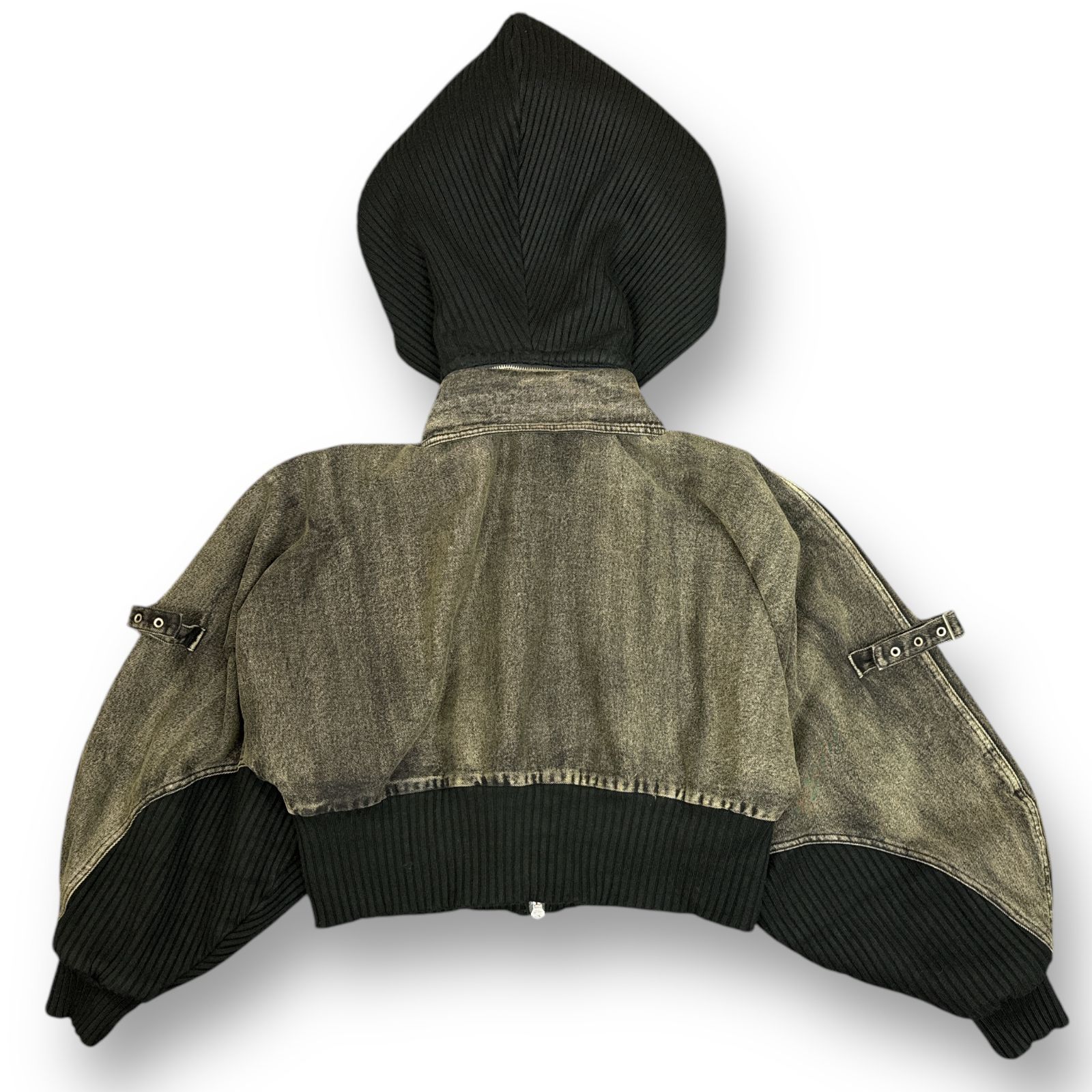 NO/FAITH STUDIOS デニム フード ジャケット ブルゾン ノーフェイス