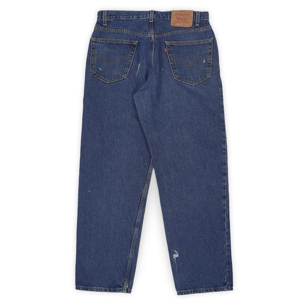 リーバイス Levi's 90s 90年代 550 デニムパンツ ジーンズ ペンキ 560 501 505 バギー USA ヴィンテージ アメリカ 古着 メンズ ズボン パンツ ブルー / 濃紺 W34 L30【中古】