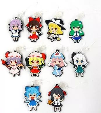 中古】ストラップ(キャラクター) 全10種セット 「ねんどろいどぷらす