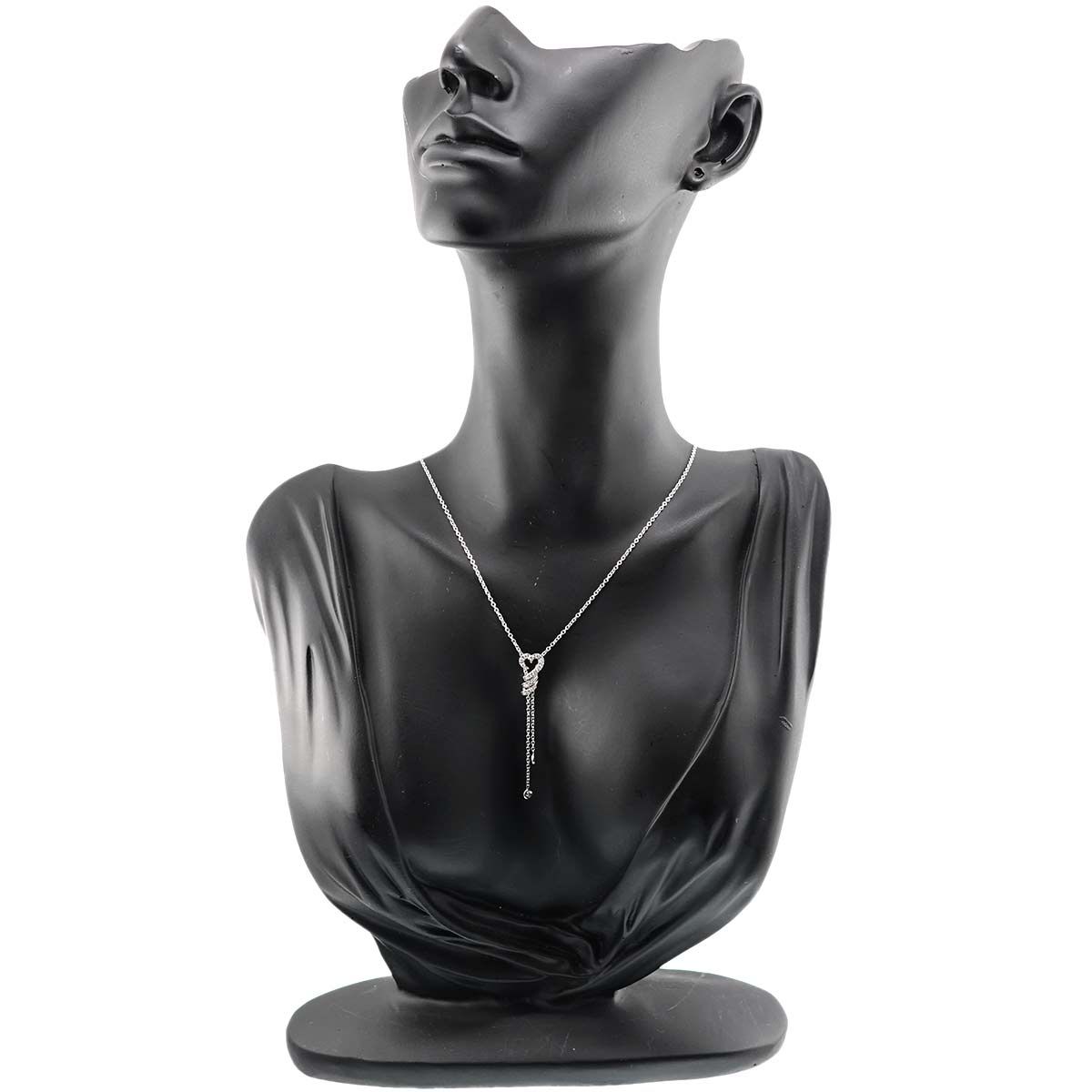 ポンテヴェキオ Ponte Vecchio ハート ダイヤ 0.13ct ネックレス 41cm  