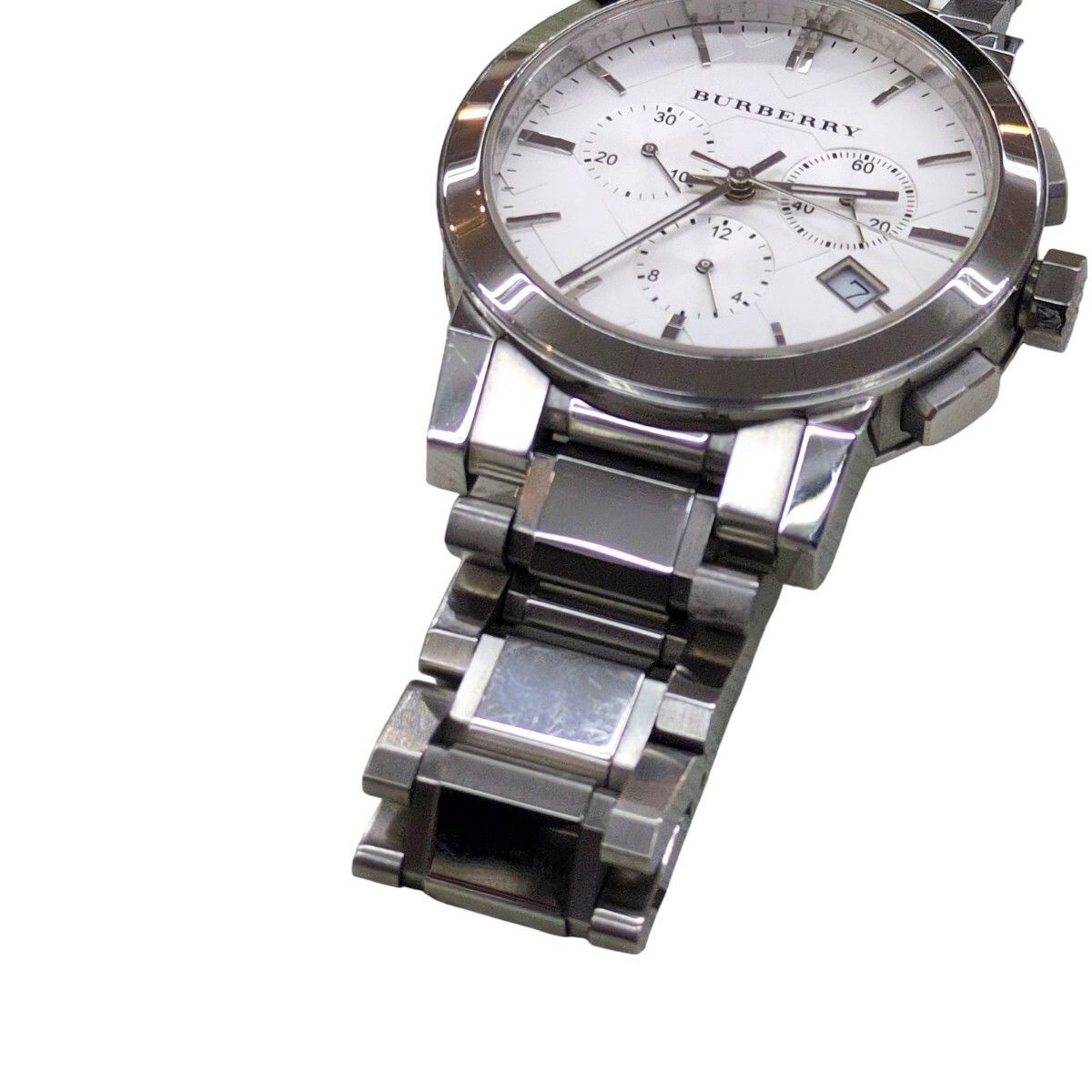 N*a様 BURBERRY クロノグラフ 時計 シルバー(型番BU9750) BURBERRY クロノグラフ 時計 シルバー(型番BU9750)