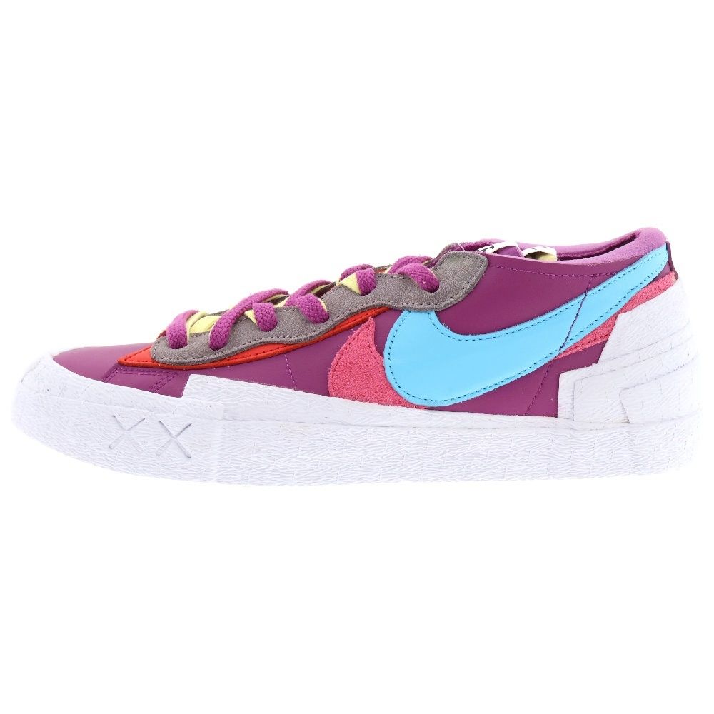 NIKE (ナイキ) ×sacai ×KAWS BLAZER LOW サカイ カウズ ブレザー ローカットスニーカー パープル DM7901-500 US9.5/27.5cm