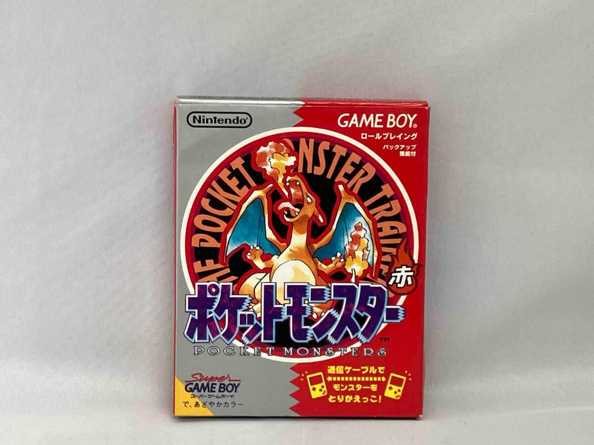 ポケットモンスター 赤 ゲームボーイ 任天堂 ロールプレイング