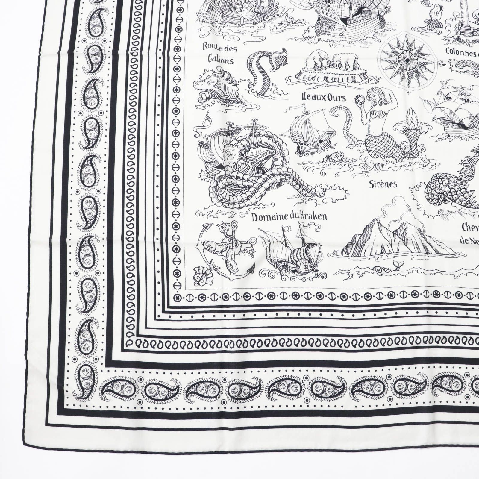未使用品◎HERMES エルメス カレジェアン カレ140 Tatouages