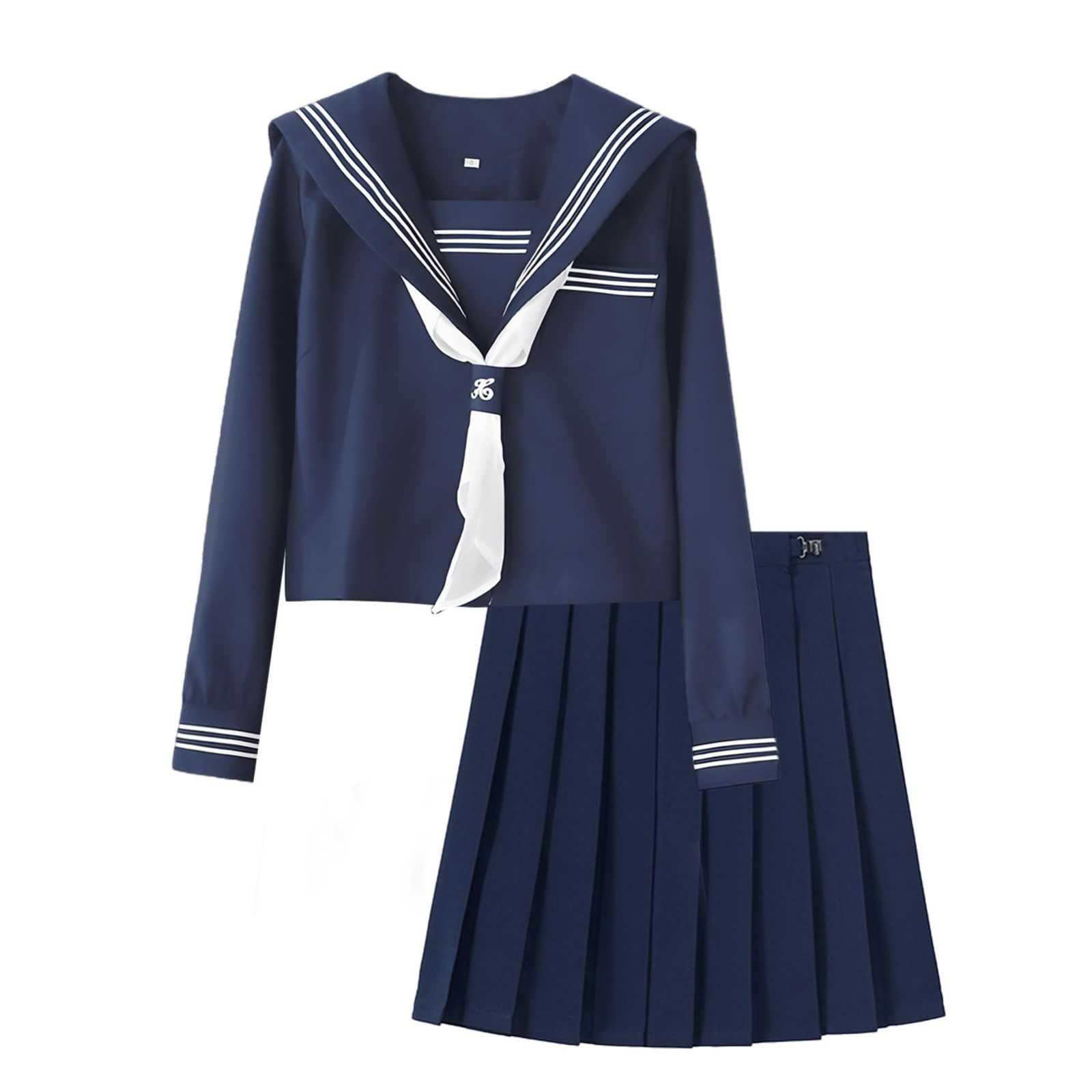 長袖 4点セット セーラー服 制服コスプレ 高校生 中学生 可愛い