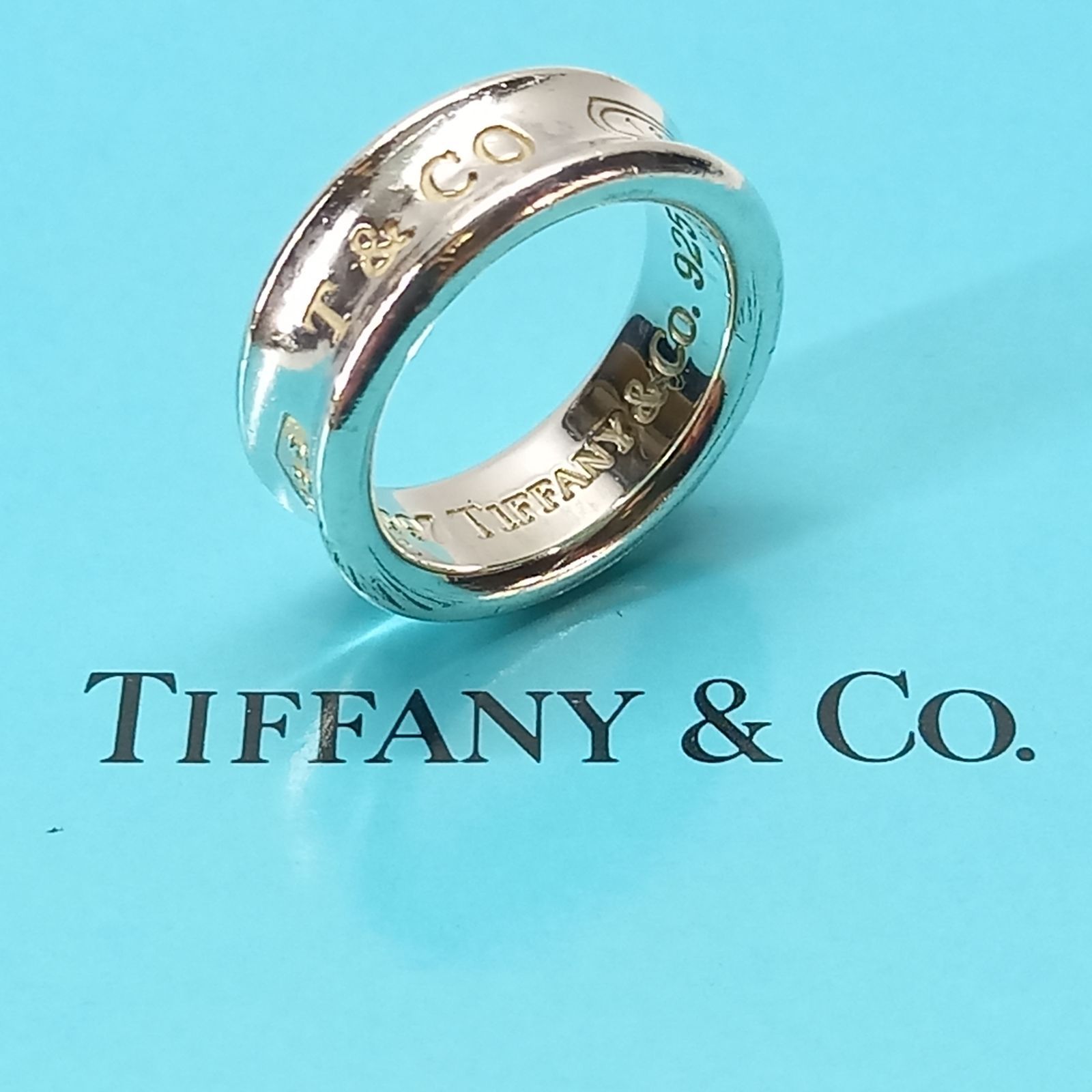 TIFFANY&CO. ティファニー リング ナロー 1837 約8.5号 8.5号 7mm 1837 ナロー リング 925シルバー TIFFANY＆Co. ティファニー