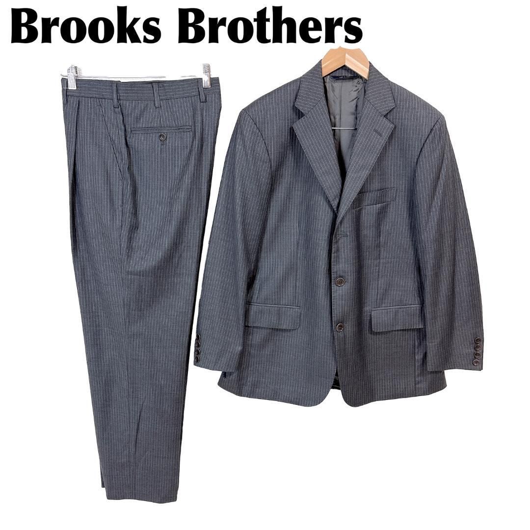 ブルックスブラザーズ スーツ 36 グレー ストライプ