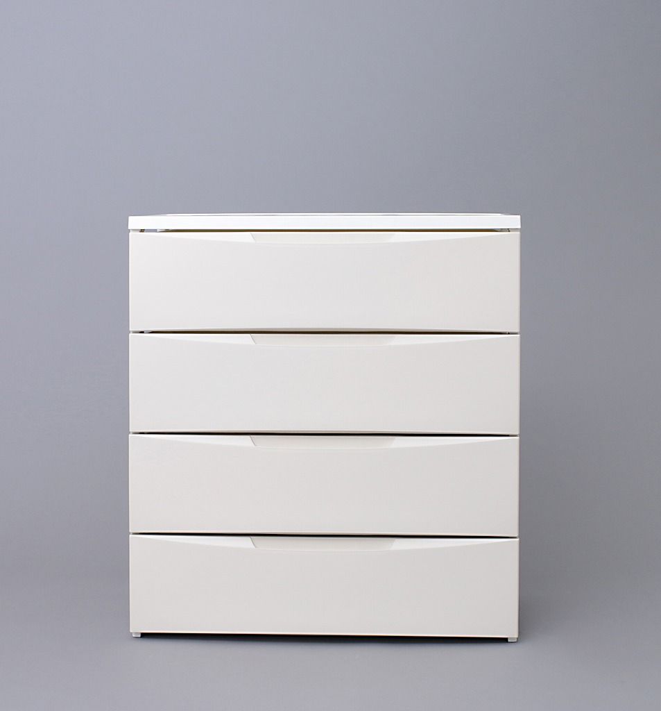 アイリスオーヤマ チェスト ルーム 4段 幅72×奥行41.5×高さ80.5cm ホワイト アイボリー RC-724 IRIS OHYAMA