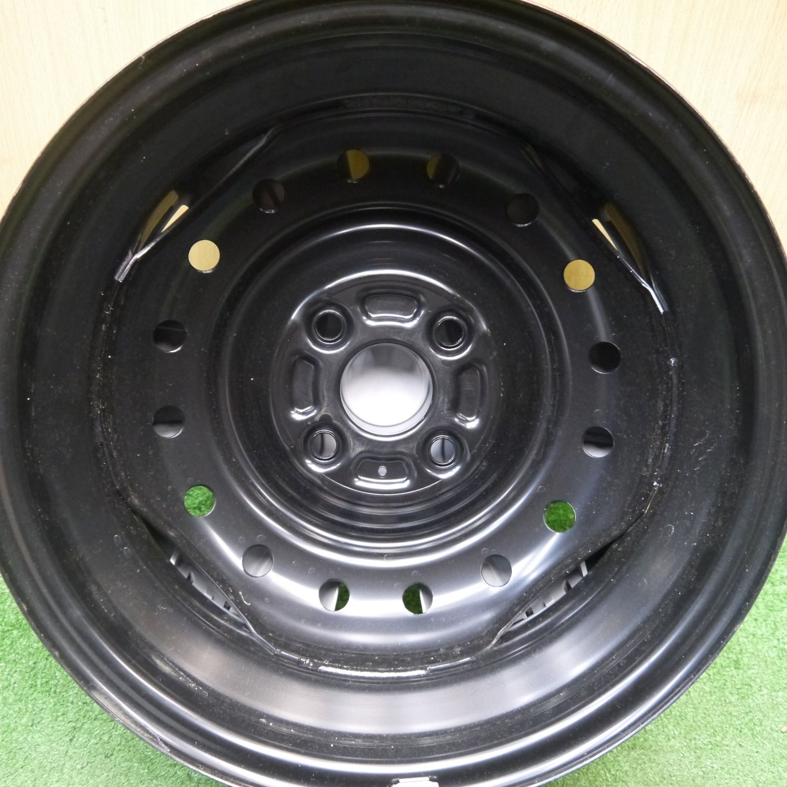 新車外し　スチールホイール　スズキ純正　14インチ　スペーシア　2本セット鉄チン スズキ 純正鉄ホイール スチールホイール 4個セット 新車外し 14