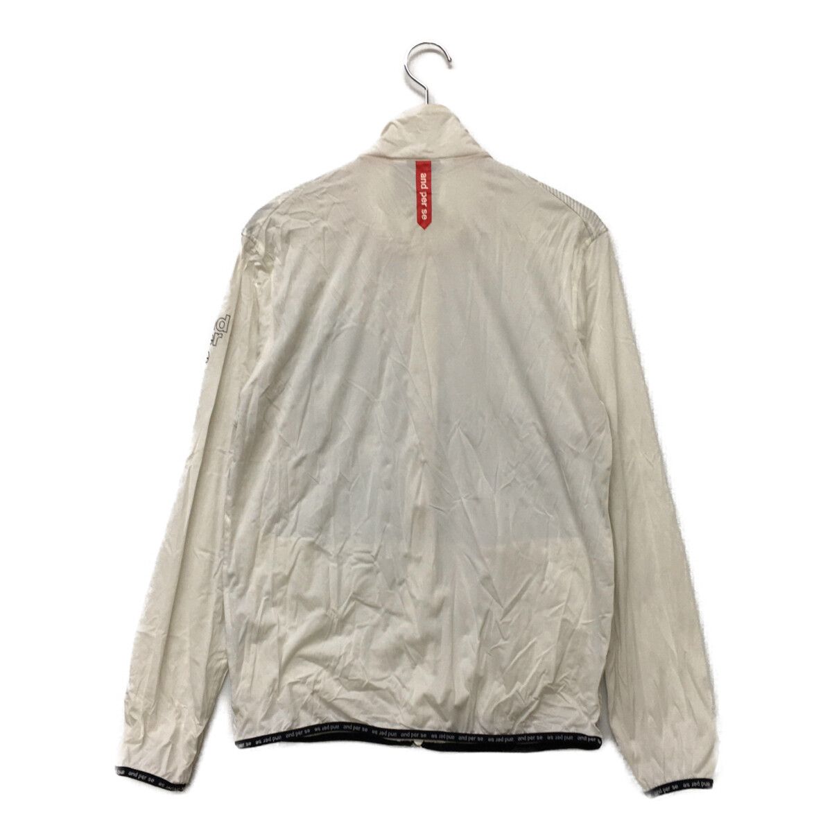 中古 メンズ アンパスィ and per se フルジップアウター M 白系