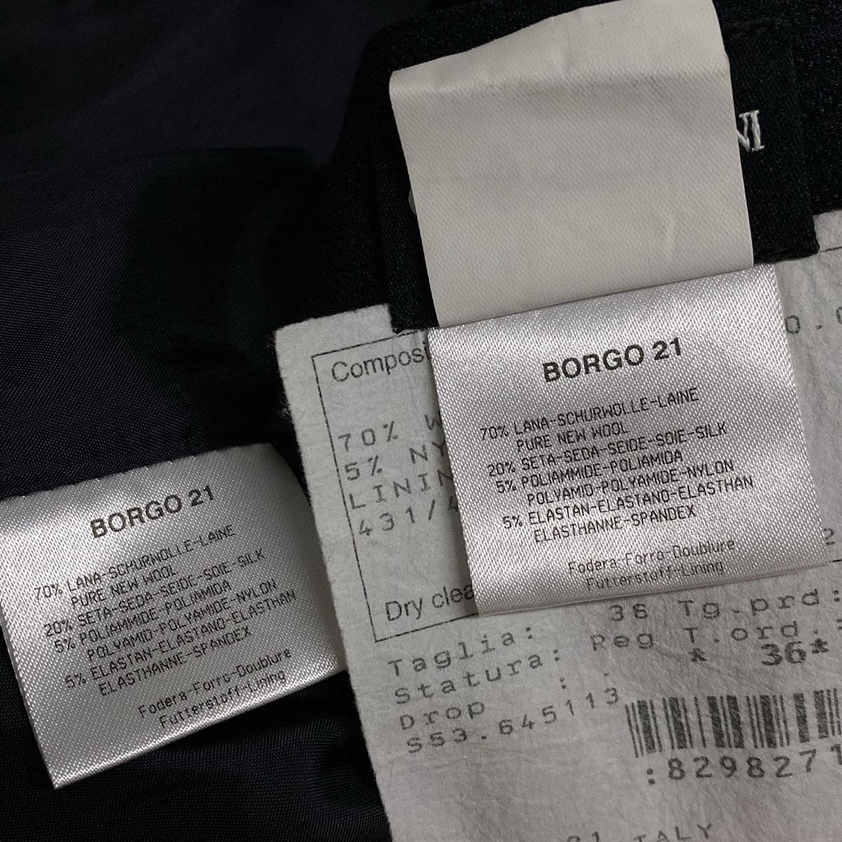 肩パッド ストライプ