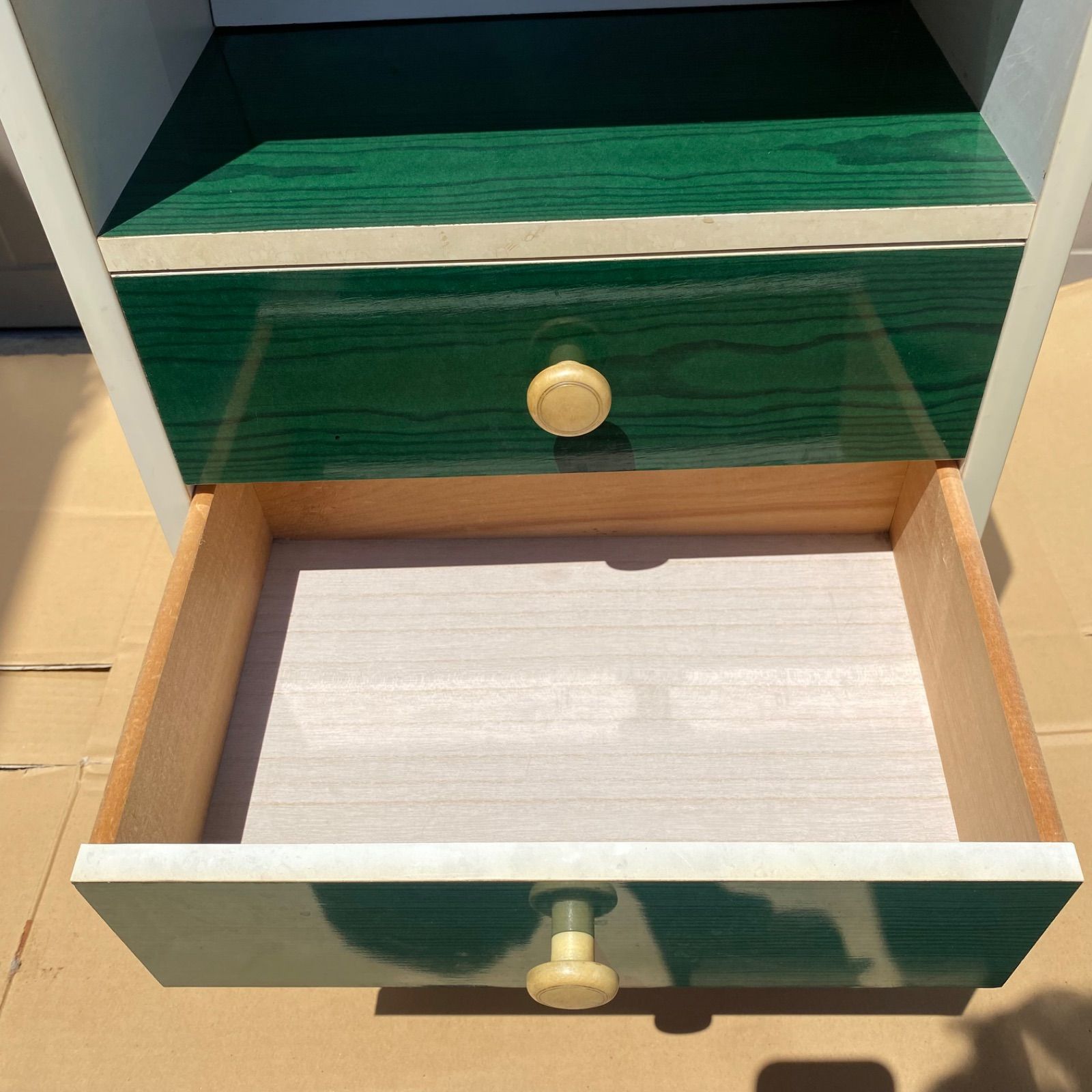 昭和レトロ ドレッサー 鏡台 鏡 ミラー チェスト レトロポップ