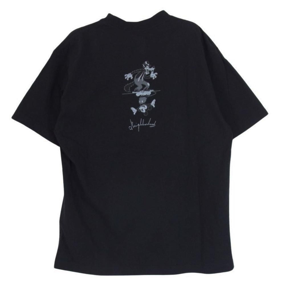タグ付き未使用品！NEIGHBORHOOD ミッキーマウス Tシャツ ブラック NEIGHBORHOOD ネイバーフッド DISNEY TEE ディズニー ミッキー