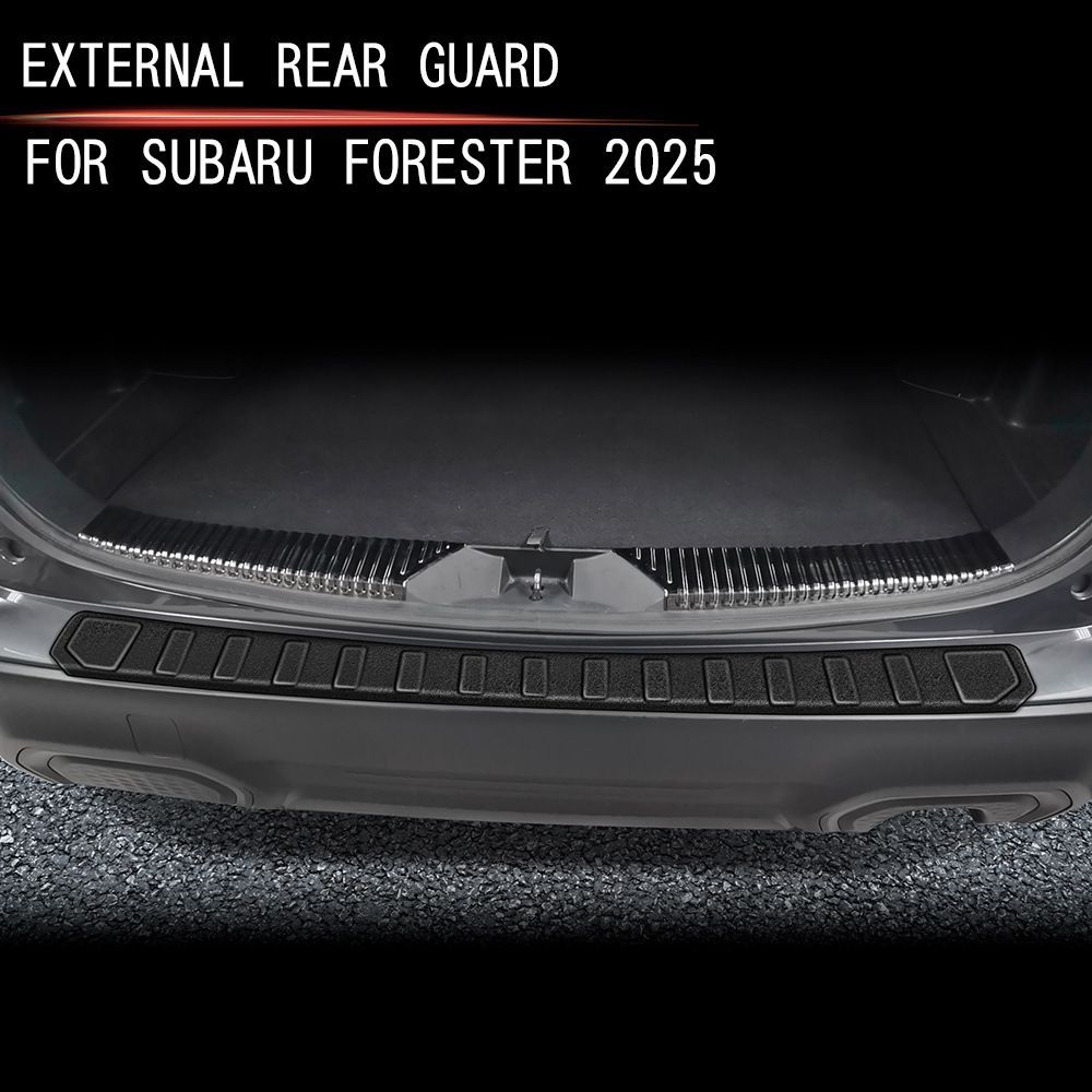 スバル フォレスター ABS製 外置きリアバンパープロテクター 傷防止 耐摩耗 左右ハンドル共用