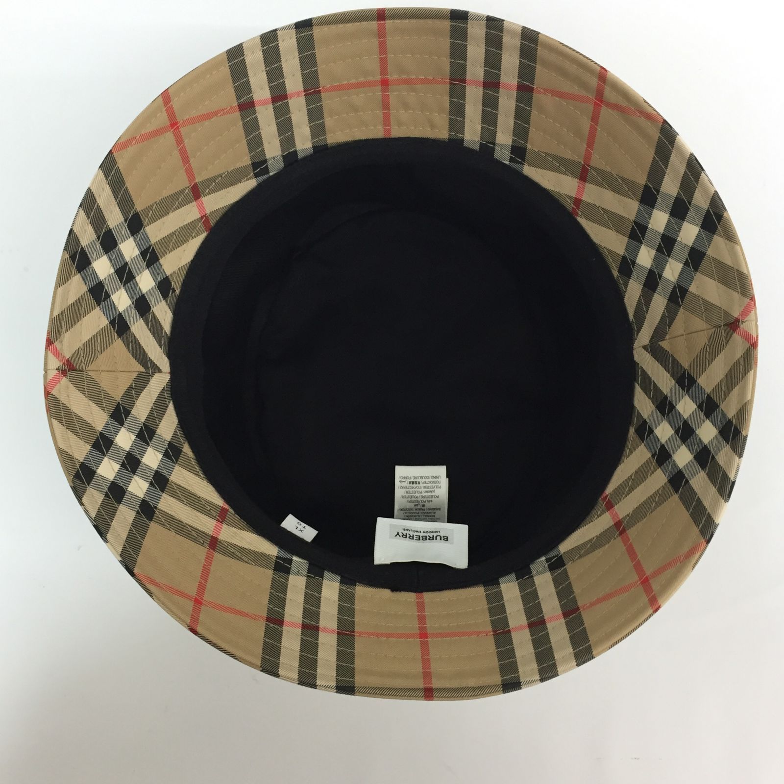 BURBERRYS LONDON Vintage Authentic Nova Check Cotton Bucket
