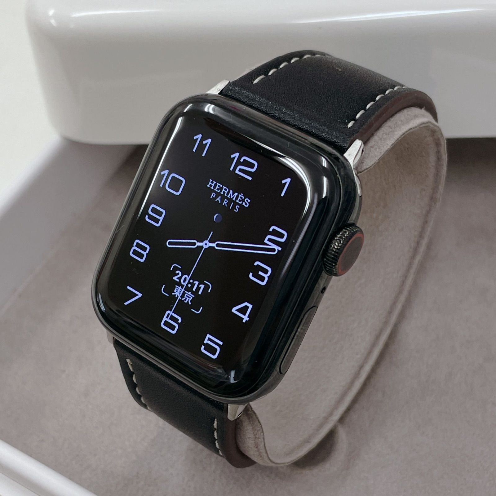 Apple Watch HERMES series5 40mm アップルウォッチ - メルカリ