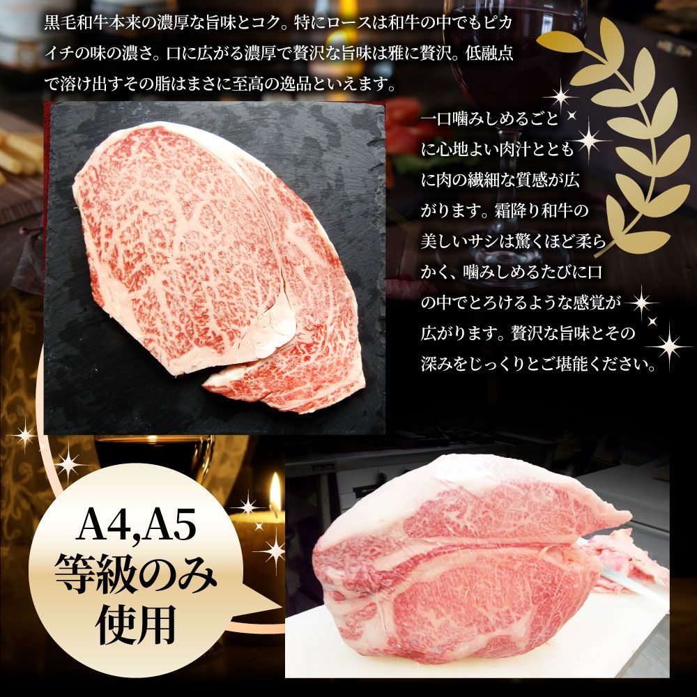 肉 お歳暮 新生活 ギフト 食品 お祝い A4.A5等級 黒毛和牛ロース