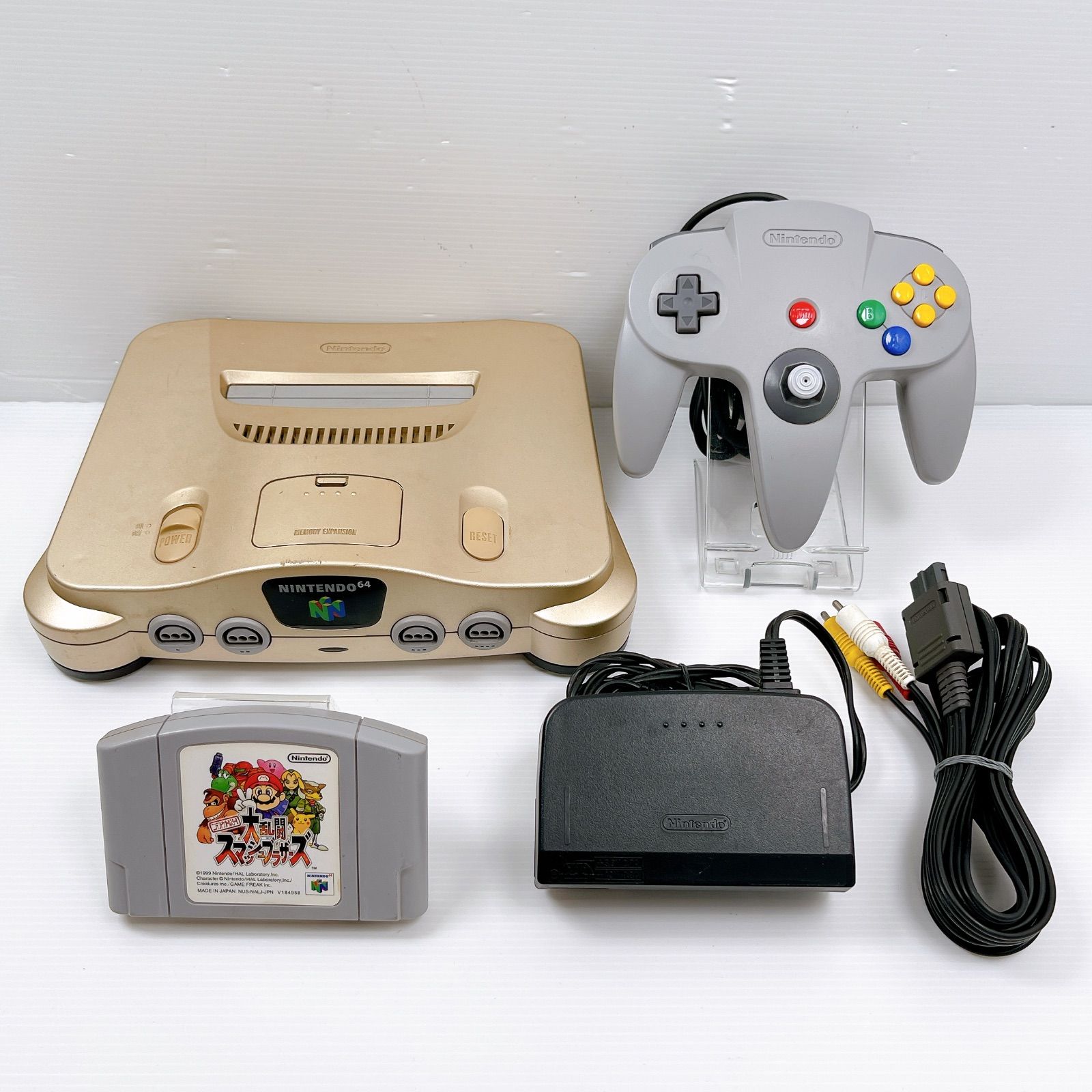 ニンテンドー64 Nintendo64 本体 トイザらス限定ゴールド 遊べる