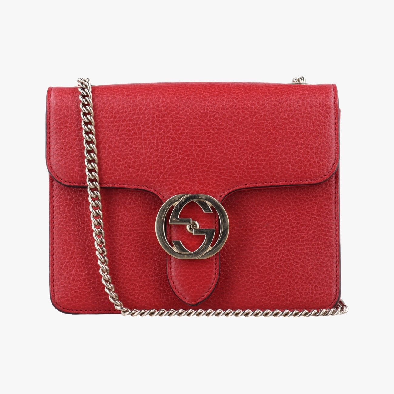 グッチGucciインターロッキングG レッド レザー 510304 D032933941