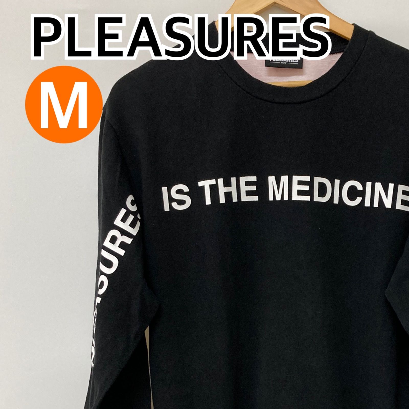 PLEASURES プレジャー トップス 長袖 トレーナー スウェット 