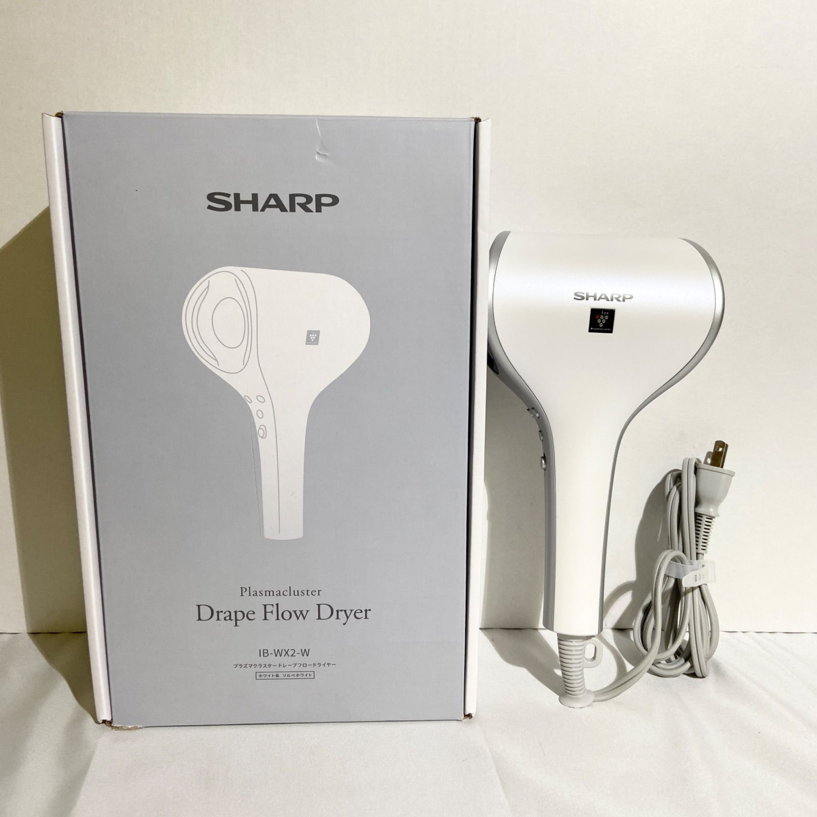 SHARP シャープ プラズマクラスタードレープフロードライヤー ホワイト 