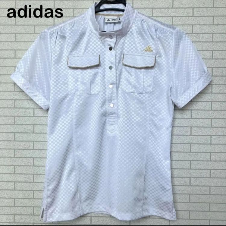 adidas/アディダス】ゴルフウェア 半袖シャツ ポロシャツ 白
