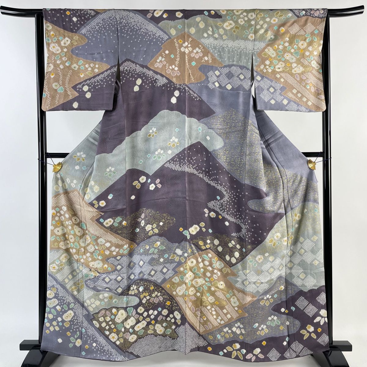 訪問着 身丈161cm 裄丈64cm 正絹 美品 秀品 【中古】（長襦袢 身丈  