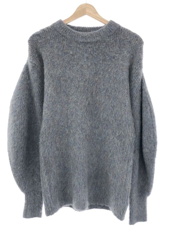 CLANE クラネ 21AW ROUND SLEEVE MOHAIR KNIT TOP ラウンドスリーブ