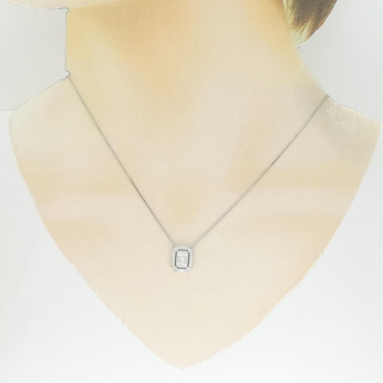 PT950/PT850 ダイヤモンド ネックレス 0.306CT - メルカリ