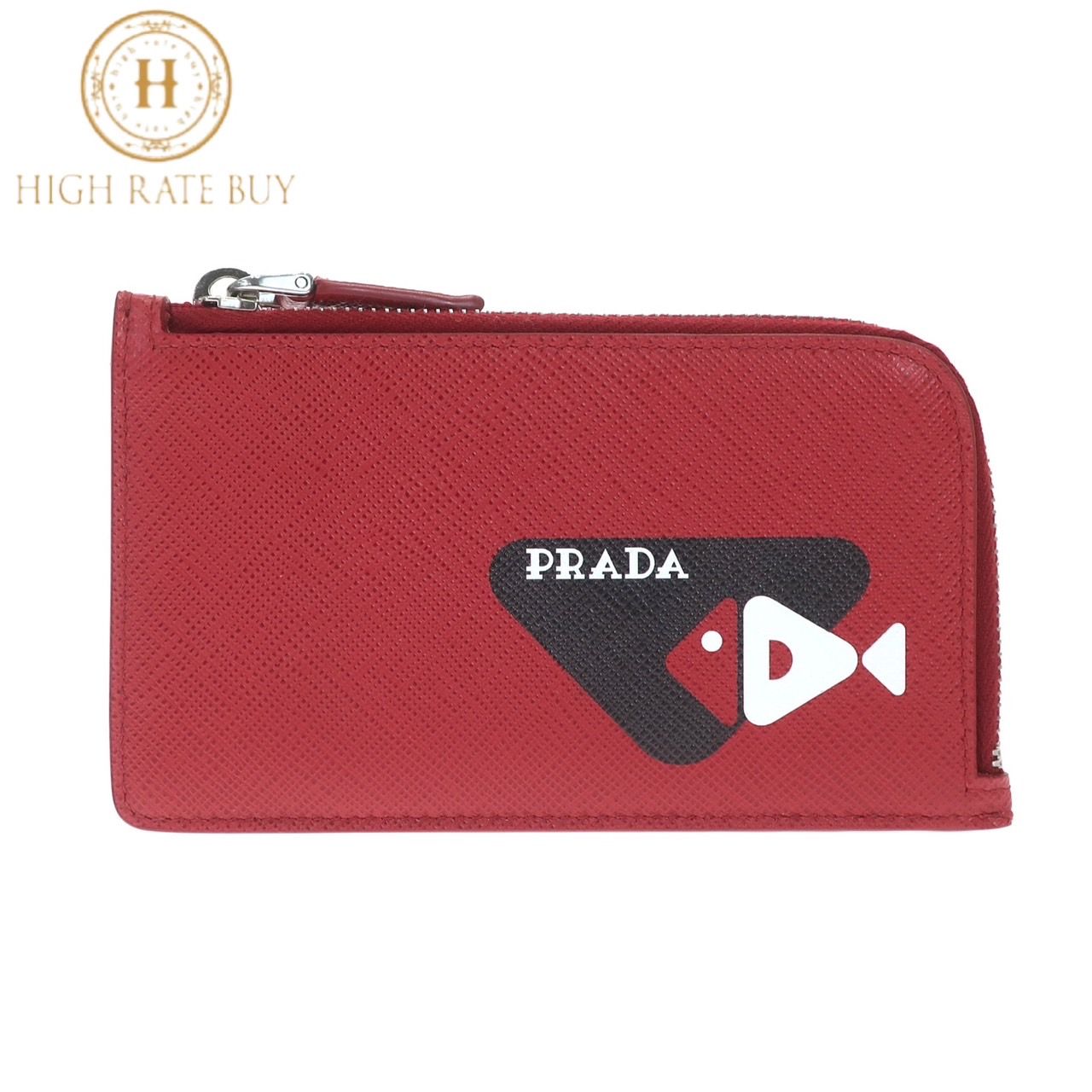 あ　　PRADA コインケース プラダカードポケット付き小銭入れ アウトレット 青 メンズ