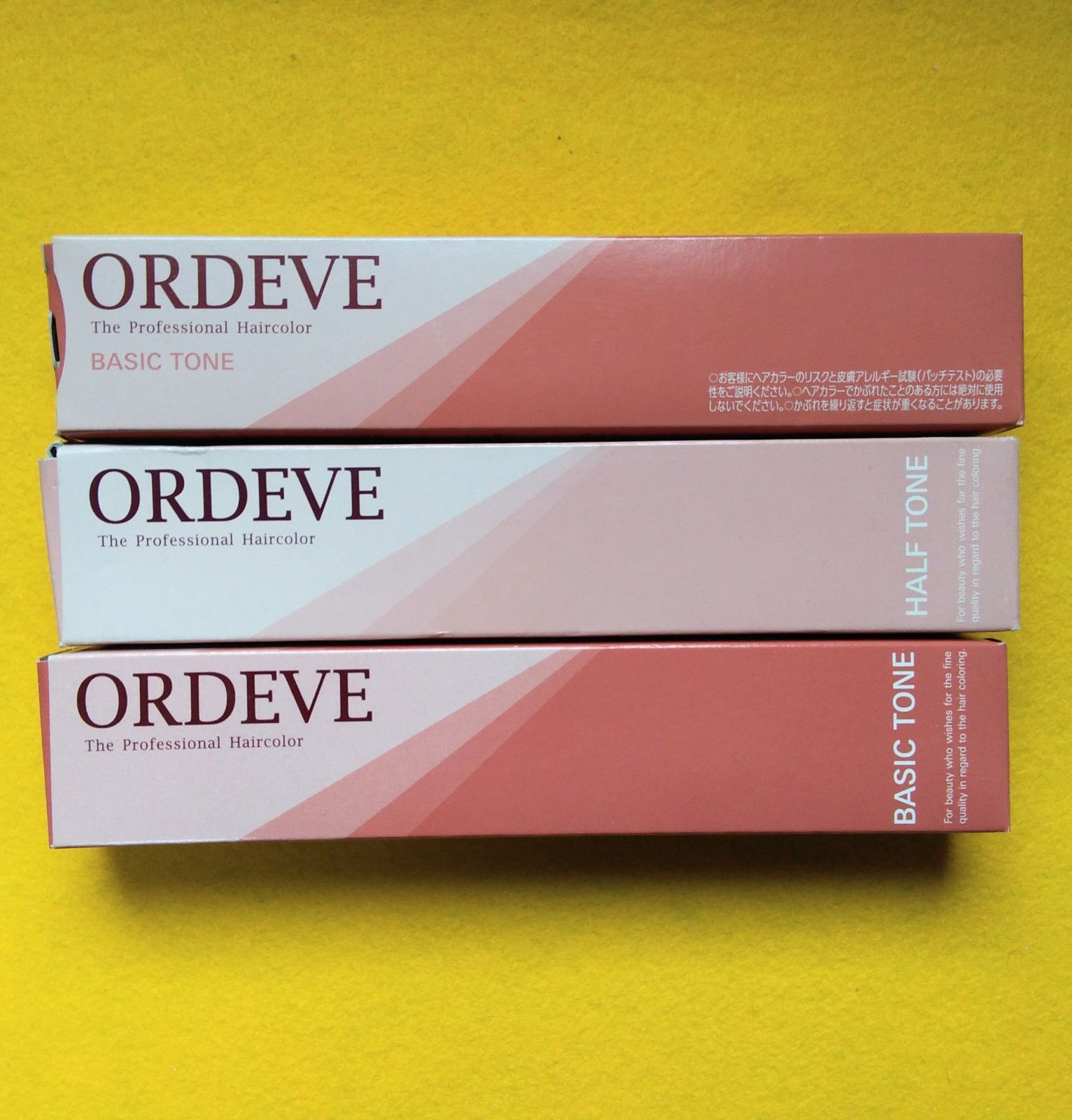 ORDEVE The Professional Haircolor 60本 ヘアカラー カラーリング剤 メンズ レディース 美容師 笑声 商品