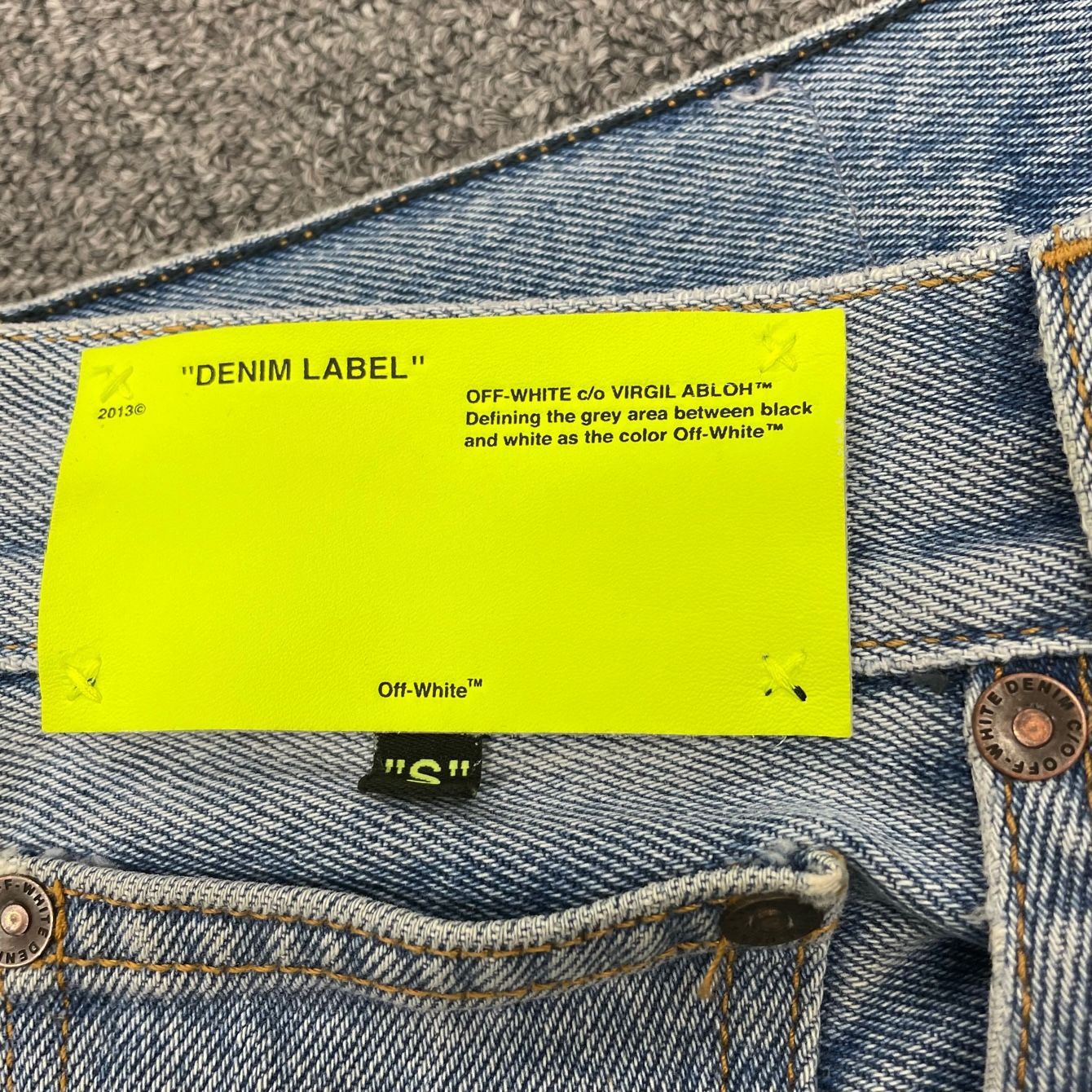 Off-White EV BRAVADO 19SS Crystal Denim - メルカリ