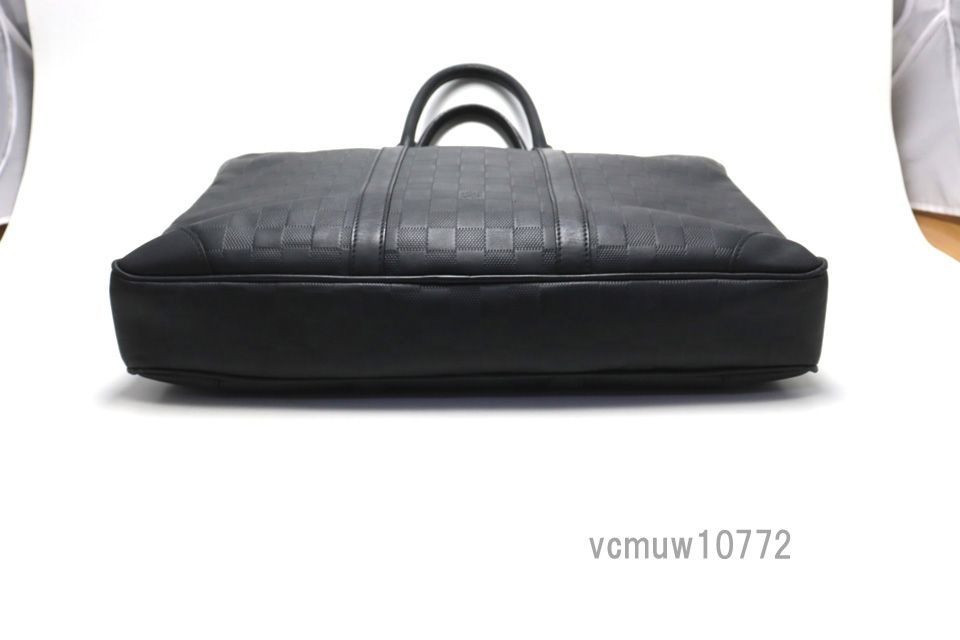 近年モデル希少美中古□LOUIS VUITTON ダミエアンフィニ PDV レザー