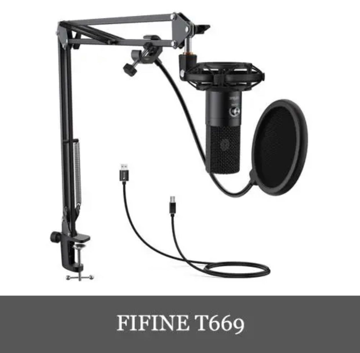 FIFINE T669 高音質 USBマイク コンデンサーマイク日本語版 新品