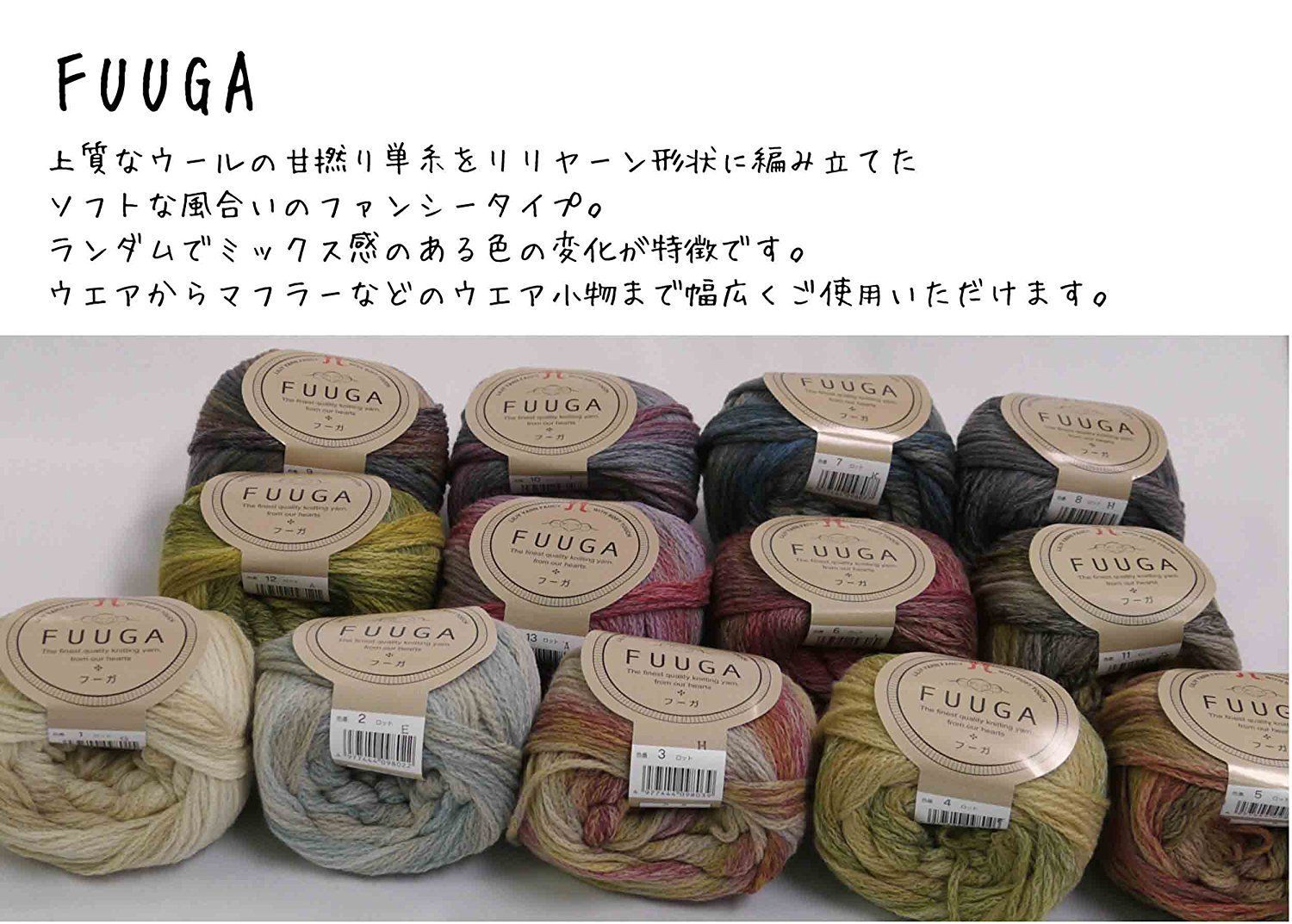 40g 系 約120m ベージュ col.1 10玉セット 太 毛糸 0018 フーガ ハマナカ