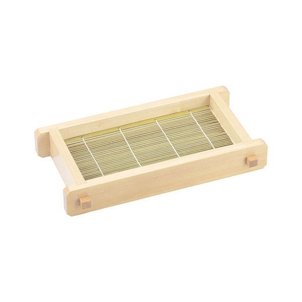 ヤマコー 用美 業務用 底板付へぎセイロ 塗装付 小 竹ス付 yamaco21269