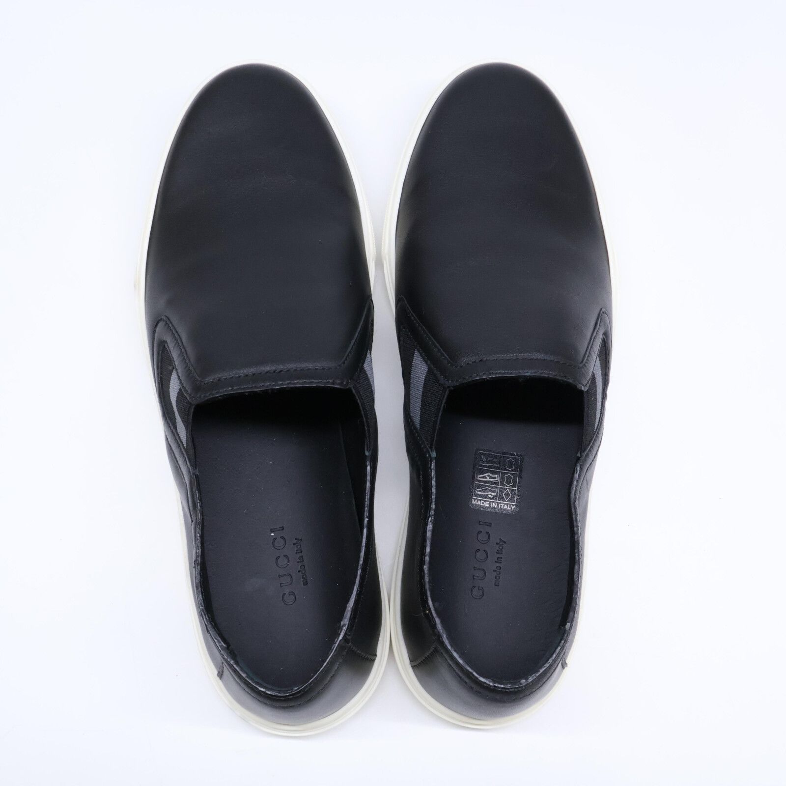 GUCCIスリッポン！エスパドリーユ！黒！新品同様！8 1/2 GUCCIスリッポン！エスパドリーユ！黒！新品同様！8 1/2