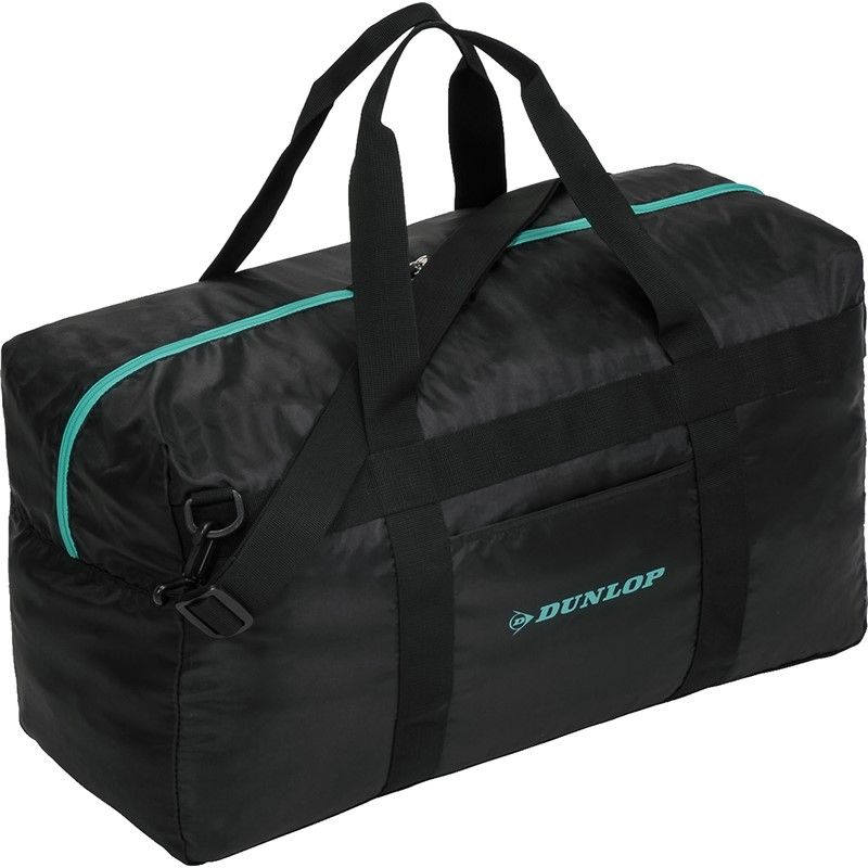 dunlop(ダンロップテニス) パッカブルボストンDTC-2433 テニスダッフル・ボストン (dtc2433-900)、ブラツク