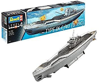 中古-非常に良い】ドイツレベル 1/72 ドイツUボート Type IX C