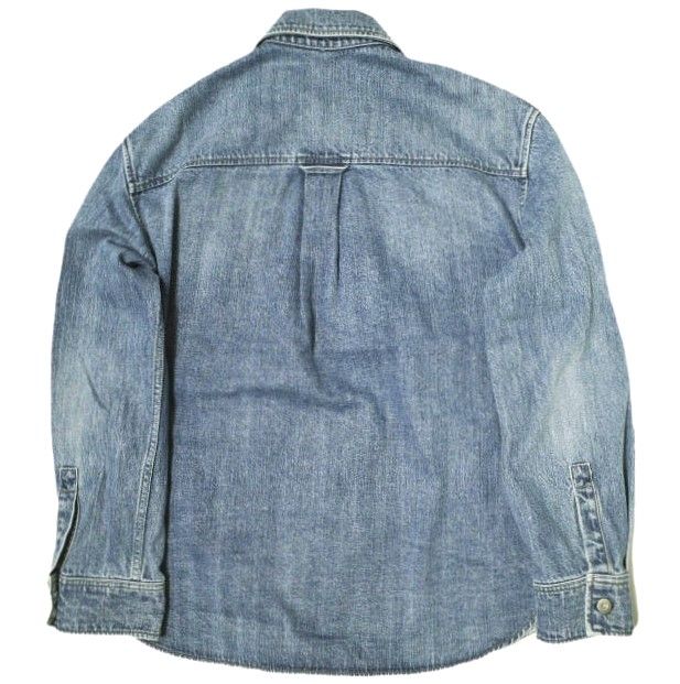 JIL SANDER+ 24AW オーバーサイズ ブリーチデニムシャツ JIL SANDER+ ジルサンダープラス オーバーサイズ ブリーチデニム