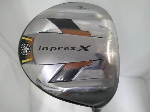 ▽中古【YAMAHA】フェアウェイウッド１本【inpresX】flex-X 中古】 ヤマハ inpres X Z FW 3W フェアウェイウッド FW TMX