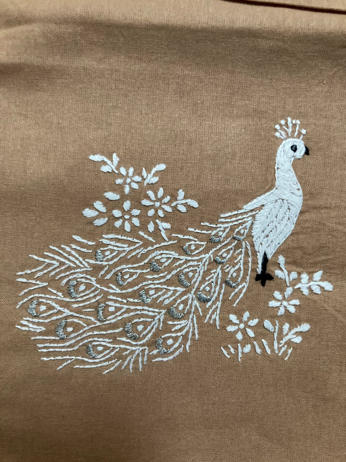 深いミドリのタータンチェックみたいなロホリカンタ　刺繍布　刺し子　エスニック MIDORI（ミドリ）ブックマーカー 刺繍 | ペンハウス
