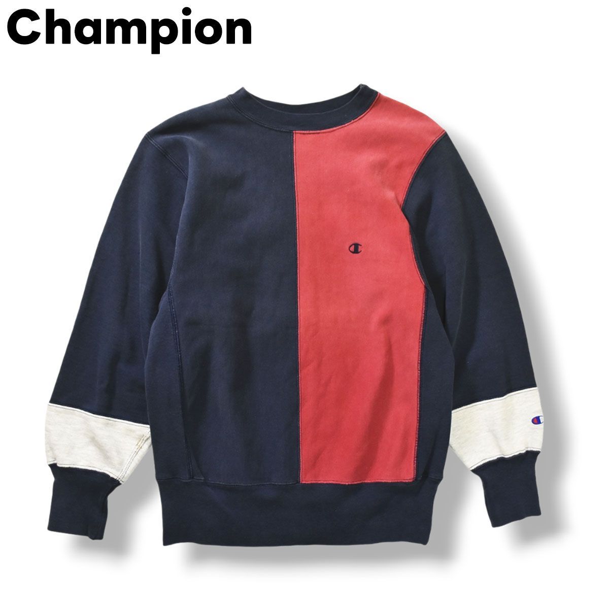 刺繍タグ】 90sヴィンテージ USA製 チャンピオン Champion バイカラー 
