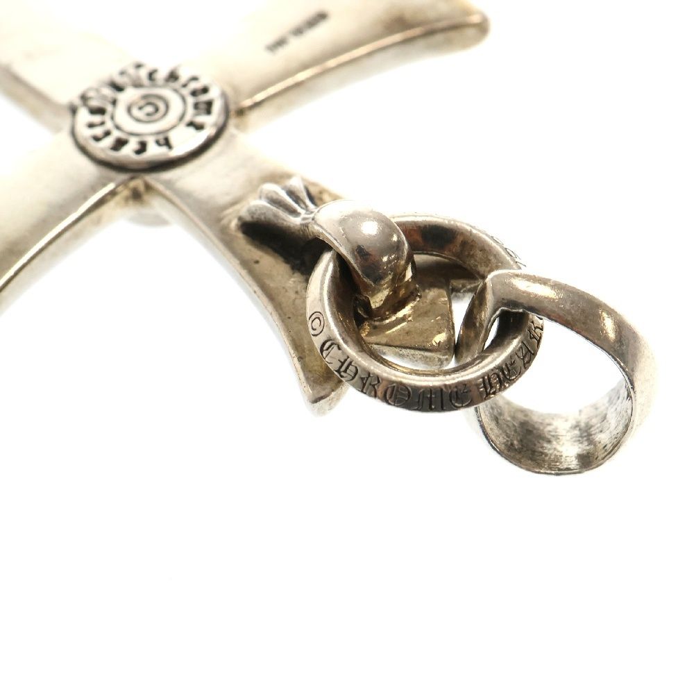 クロムハーツ CH CRS LG/ラージCHクロス シルバーネックレストップ