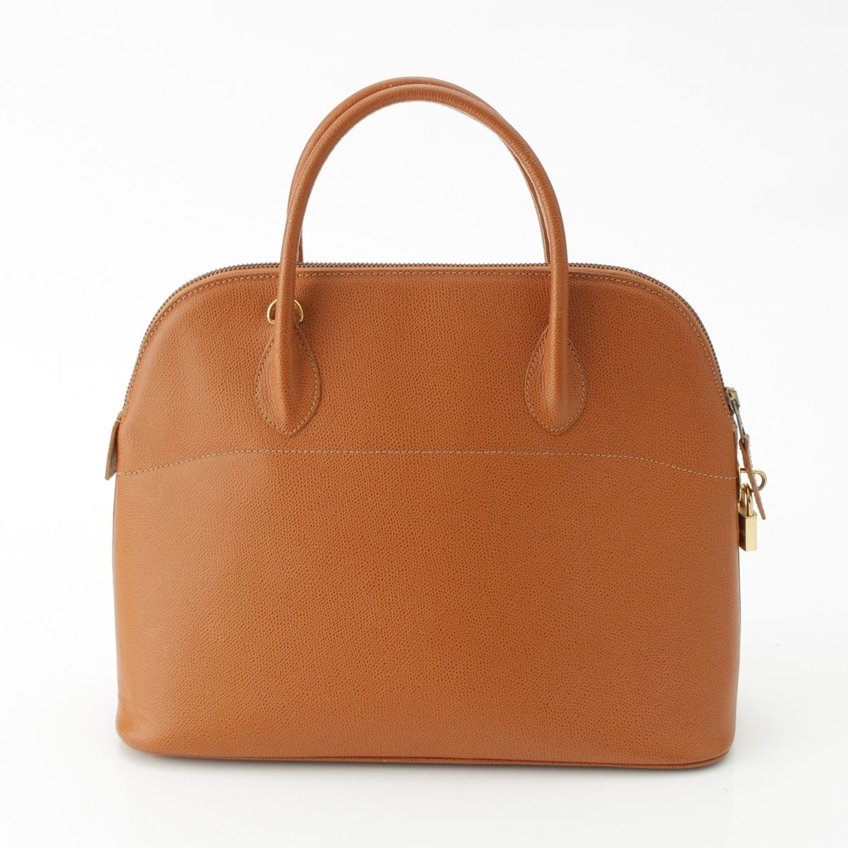 ハイクラス HIGH　CLASS ハンドバッグ 2WAY ボリード型 ブラウン ハイクラス HIGH CLASS ハンドバッグ 2WAY ボリード型 ブラウン