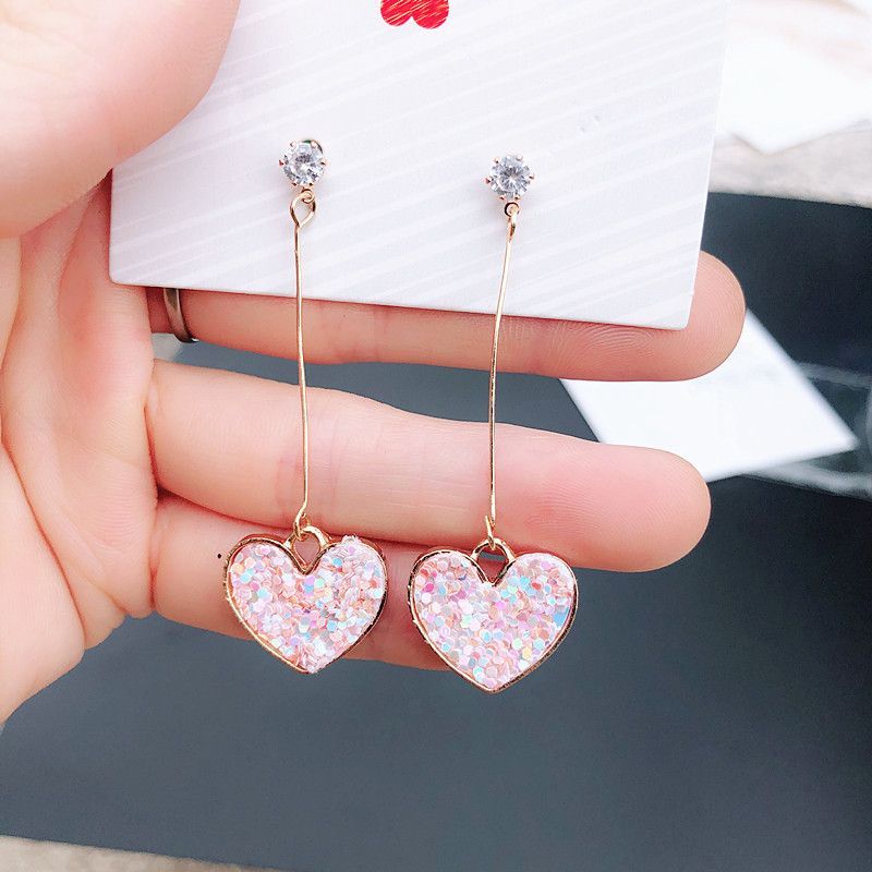 カラフルハートピアス メルカリShops